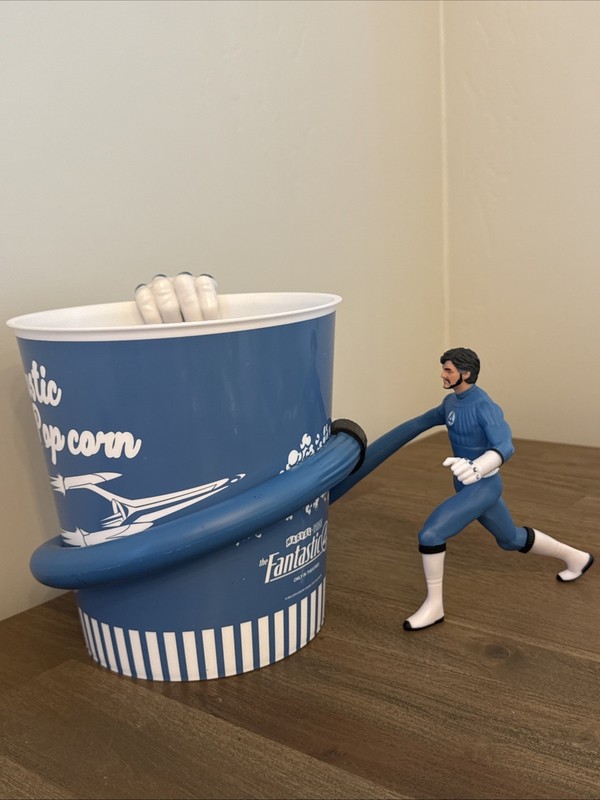 Marvel Studios Fantastic 4 "Fantastic Popcorn" Barrel Mister Fantastic Stretchy