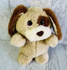 Vtg Russ Berrie YAPPA Dog Plush Toy 7" Brown Tan 1970s Item 429