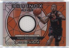 2023-24 Obsidian Equinox Gear Electric Etch Orange Flood 32/99 Terry Rozier 15wb