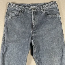 Duluth Trading Company Jeans Womens 12x32 Blue Medium Wash Denim Bootcut Cowgirl