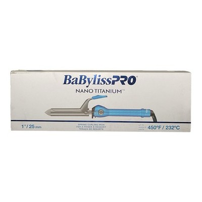 BaBylissPRO Nano Titanium 1  25mm Curling iron  450°F  Auto Off . NEW
