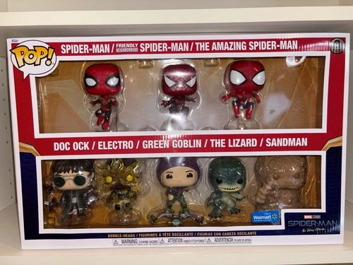 Funko Pop! Spider-Man No Way Home 8 Pack Box Set Walmart Exclusive