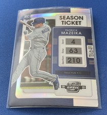 2022 Panini Chronicles Contenders Optic Holo 18 Patrick Mazeika RC New York Mets