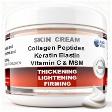 Body Cream Sagging Skin Firming Collagen Peptide Keratin & Elastin By ALKAVITA