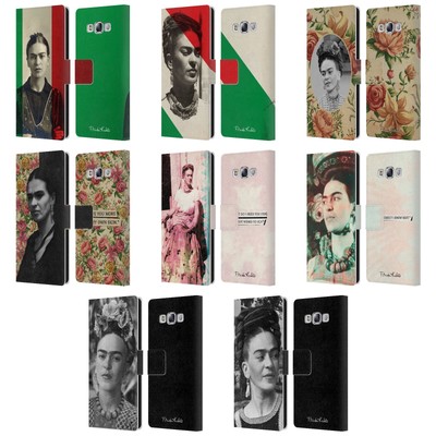 OFFICIAL FRIDA KAHLO PORTRAITS AND QUOTES LEATHER BOOK CASE FOR SAMSUNG PHONES 3