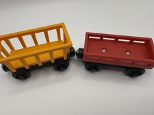2 Thomas and Friends - Cargo Cars/Flatbed - Wooden Railway