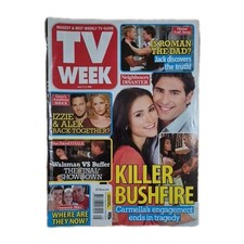 TV Week Magazine June 21-27, 2008 Home & Away, Supernatural (Dean & Sam) Pin-Up