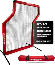 Powernet Portable Baseball Practice Net for Pitching and Hitting, Pop up Batting