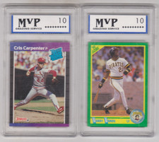 Lot of 2 - BASEBALL CARDS - Cris Carpenter (RC) & Barry Bonds - GEM MINT 10!!!