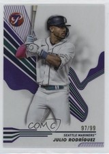 2024 Topps Pristine Purple Refractor 97/99 Julio Rodriguez Rodríguez #206 02v3