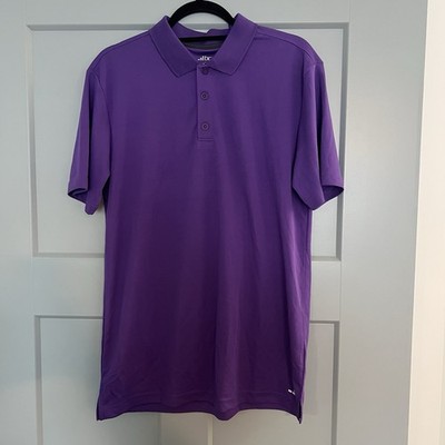 BCG Men s Medium Purple Performance Polo Shirt Athletic Golf Casual Active 