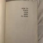 VINTAGE 1967 Glenn Doman How To Teach Your Baby To Read KIT Flashcards Book — photo 5