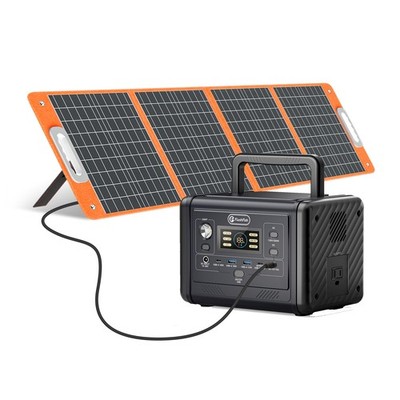 FlashFish T200 Portable Power Station LiFePO4 153.6Wh 200W Optional Solar Panel