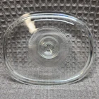 Pyrex F12C Replacement Lid Clear Oval Ribbed Casserole Corning Ware 1-1/2 Quart