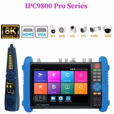 IPC-9800Pro 7" 8MP IPC 8MP AHD CVI TVI CVBS SDI CCTV Telecamera Tester Strumento di Test