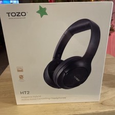 TOZO HT2 Hybrid Active Noise Cancelling Headphones, Wireless Over Ear Bluetooth