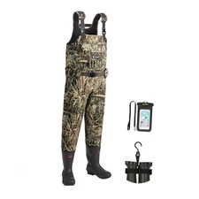  Chest Waders, Hunting Waders for Men with 800G Insulation, 7 Realtree Max 7