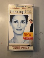 Notting Hill 1999 VHS Video Tape - Julia Roberts - Hugh Grant