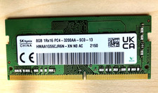 SK Hynix 8GB DDR4 RAM 1Rx16 PC4-3200AA-SC0-13