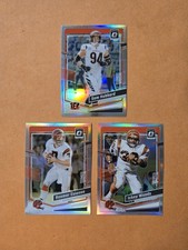 2023 Optic Silver Holo Boomer Esiason, Ickey Woods, Sam Hubbard | Bengals Lot x3