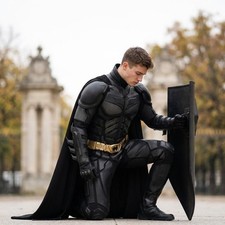 Batman Bruce Wayne Costume The Dark Knight Rises Cosplay Suit Fullset