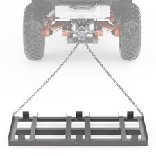 6 ft Heavy Duty Drag Harrow Driveway Grader Tow Behind ATV UTV Tractor Mower US