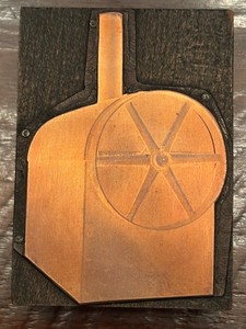 Antique Fitz Water Wheel Grain Dryer Roaster Hanover PA Printers Block Economy