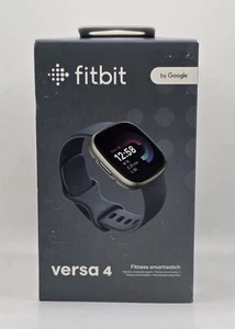 Fitbit Versa 4 Suivi des activités - Bleu d'eau/Aluminium de platine-NEW