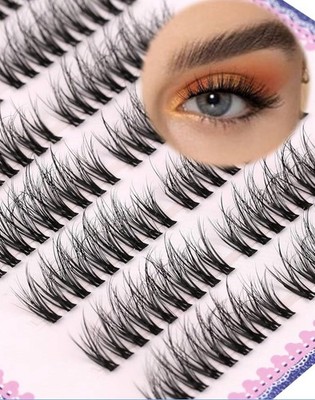 Natural Lash Clusters Wispy Eyelash Clusters 110Pcs Cluster Eyelash Extension...