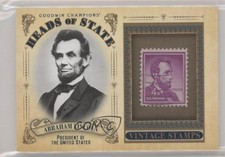 2020 Goodwin Champions Heads of State Stamp Relics Abraham Lincoln #HS-31 8a7