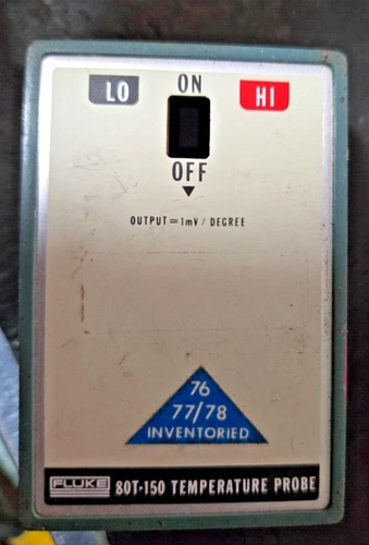 Fluke 80T-150 Temperature Probe -50 C to + 150 C - Made In The USA CASE ONLY