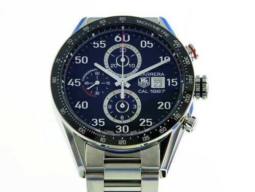 TAG Heuer Carrera Kaliber 1887 Chronograph Automatik Uhrencenter Berlin 25039 - Bild 3 von 12