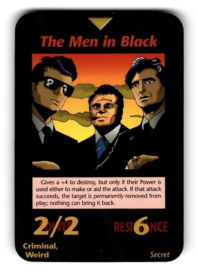 The Men In Black Card Base Set INWO Illuminati New World Order