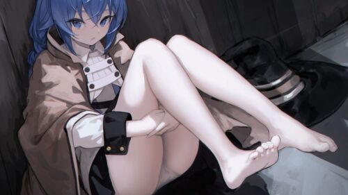 Anime egk513 roxy migurdia mushoku tensei blue hair Playmat Gaming Mat Desk