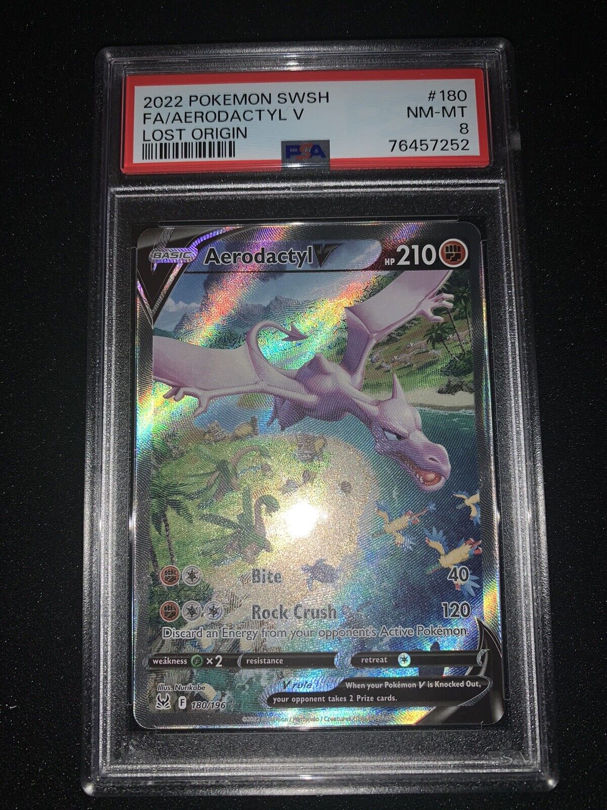 Aerodactyl V - Lost Origin - PSA 9