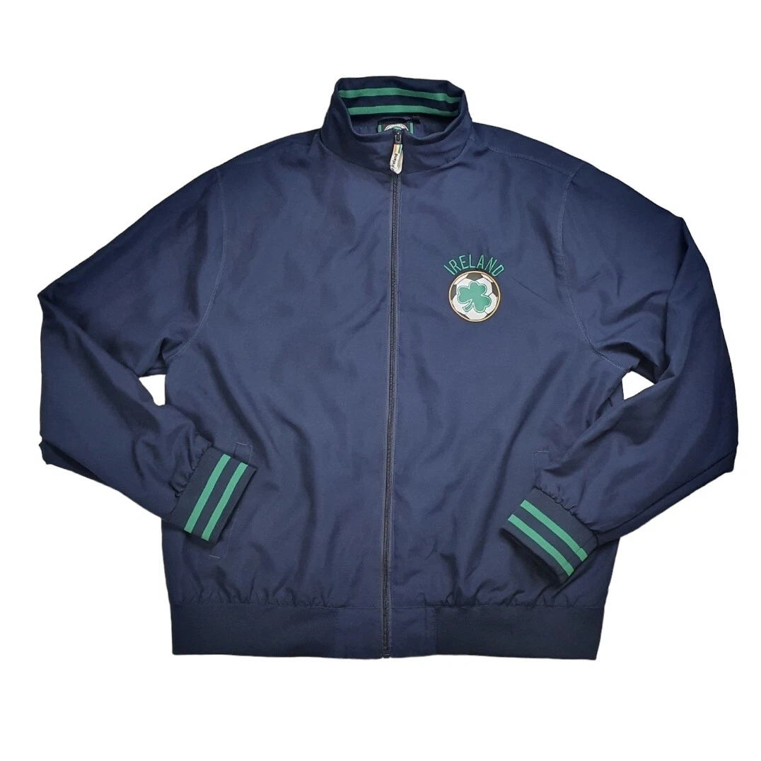 ireland bomber jacket size xxl embrioded clover leaf logo
