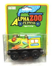Safari Alpha Zoo Express Freddie the Frog Train Thomas Friends Wood Railway NIP