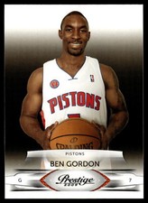 2009-10 Panini Prestige #12 Ben Gordon Detroit Pistons