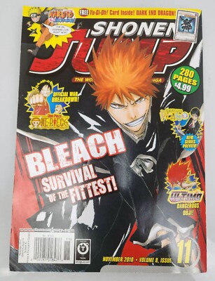 2010 Shonen Jump Magazine Vol.8 w/Yugioh Dark End Dragon JUMP-EN044 Foil Card