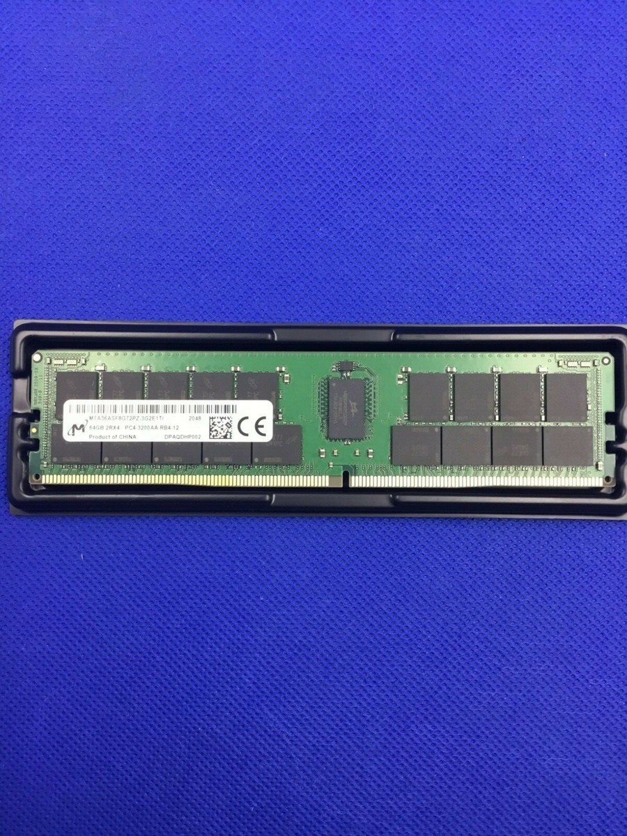 MTA36ASF8G72PZ-3G2E1 MICRON 64GB 2RX4 PC4-3200AA DDR4-25600R RDIMM