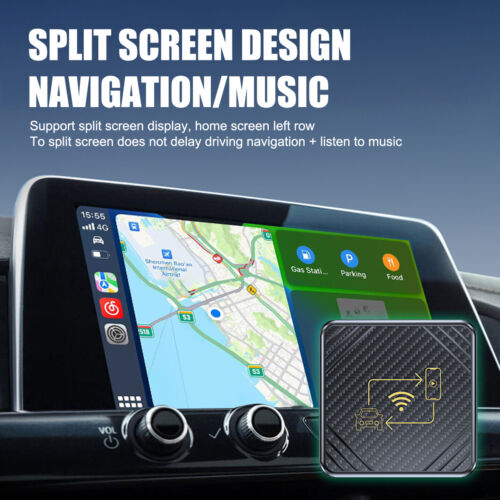 2in1 Wireless CarPlay Android Auto USB-C Adapter Plug&Play for OEM Wired Cars - Picture 7 of 12