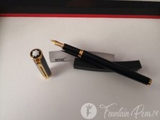 Montblanc noblesse obligue black Fountain Pen Estilográfica NEW Nib F