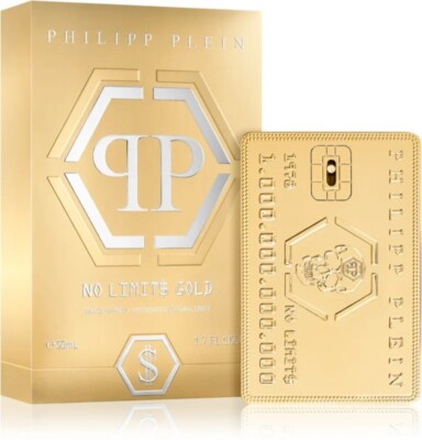 HERREN EAU DE PARFUM ''PHILIPP PLEIN NO LIMITS GOLD'' 50 ML. NEU SS BLISTER