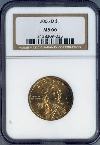 2006-D Sacagawea Native Dollar NGC MS66 Quality
