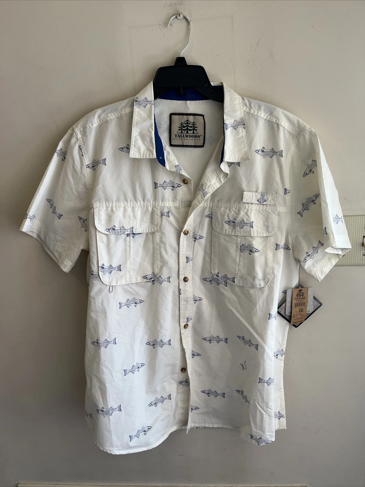 Tallwoods Fishing Shirts Water Resistant Vented UV Protection NWT Many Sizes
Opens in a new window o