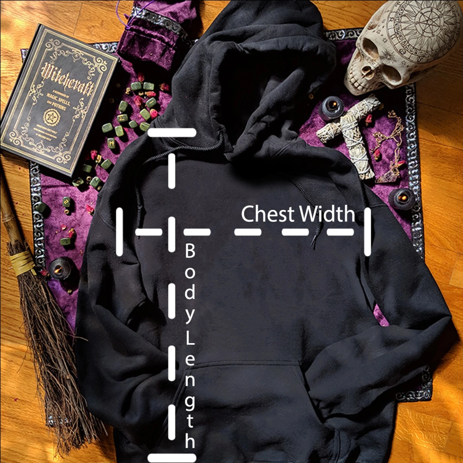 Felpa con cappuccio carta tarocchi The Emperor Dracula vampiro coppia spettrale San Valentino