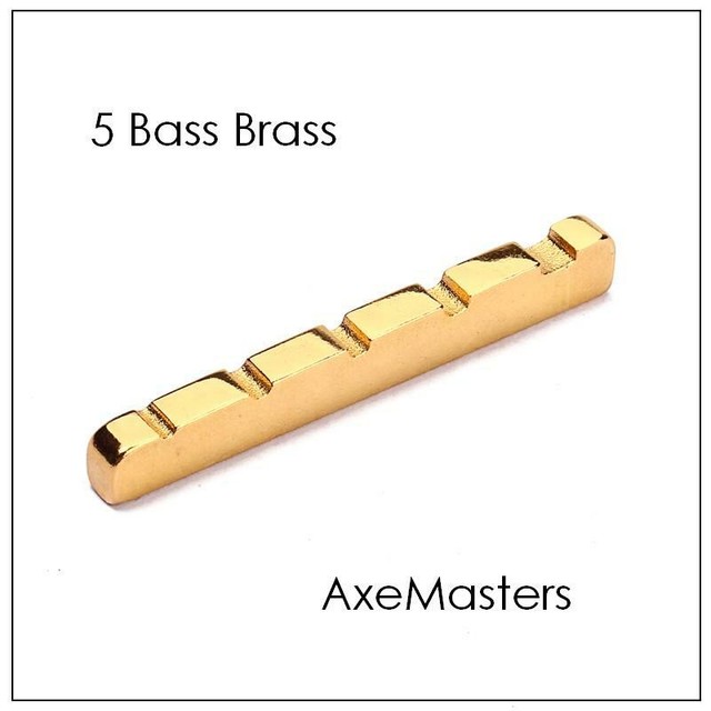 AxeMasters 1 3/4" / 44.5mm BRASS NUT for Fender PRECISION or JAZZ V 5 Str Bass eBay