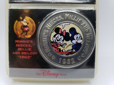 Disney Decades of Coins 1962 Minnie Mouse Nieces Millie & Melody