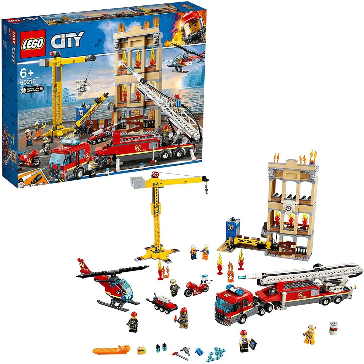LEGO CITY: Downtown Fire Brigade (60216) for sale online | eBay