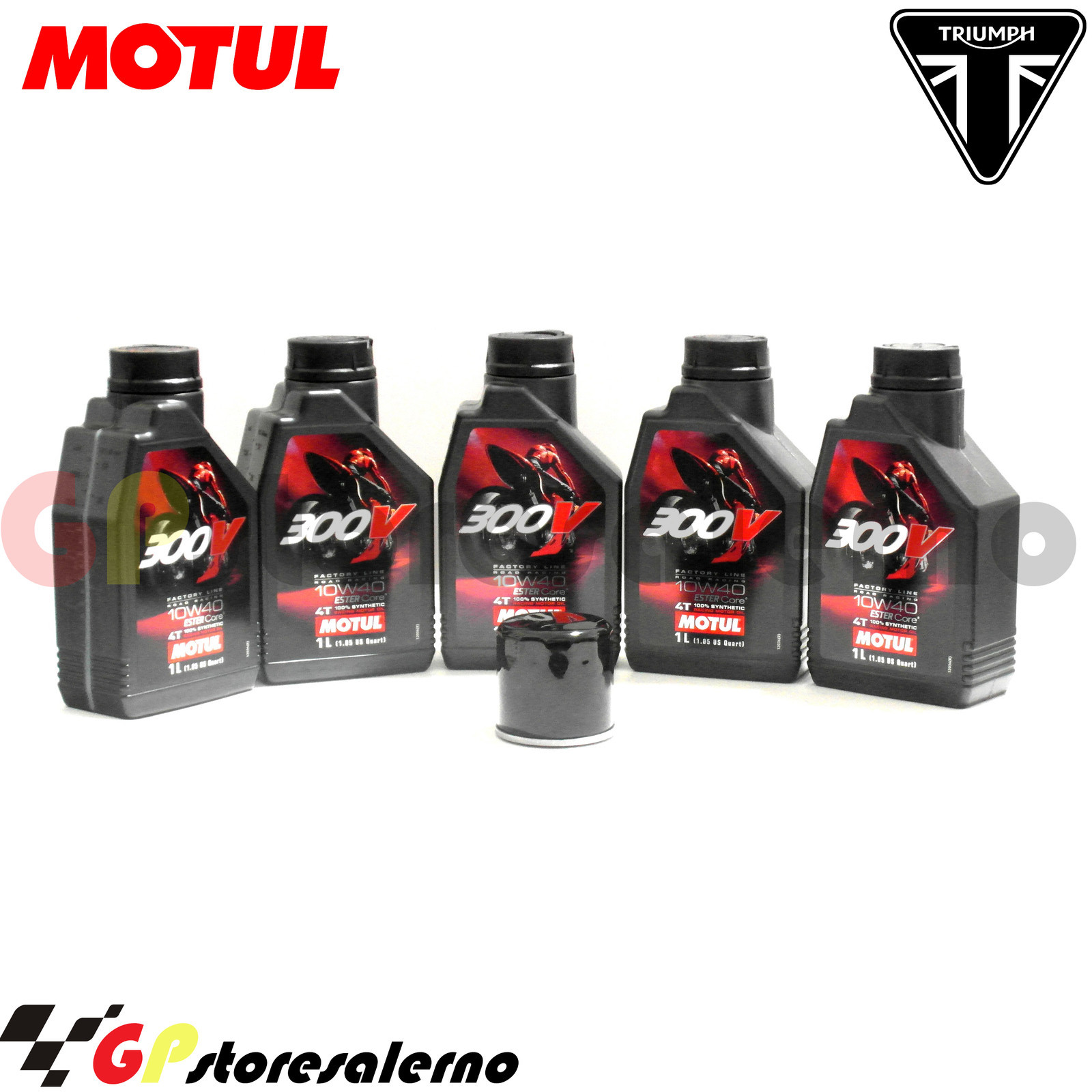 Kit Tagliando Completo Per Vespa GTS 125/250/300 – Filtro Olio, Filtro Aria E Olio ENI 10W40 Originale